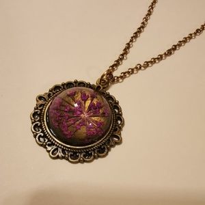 Herbal Magic Lavender Gold Necklace